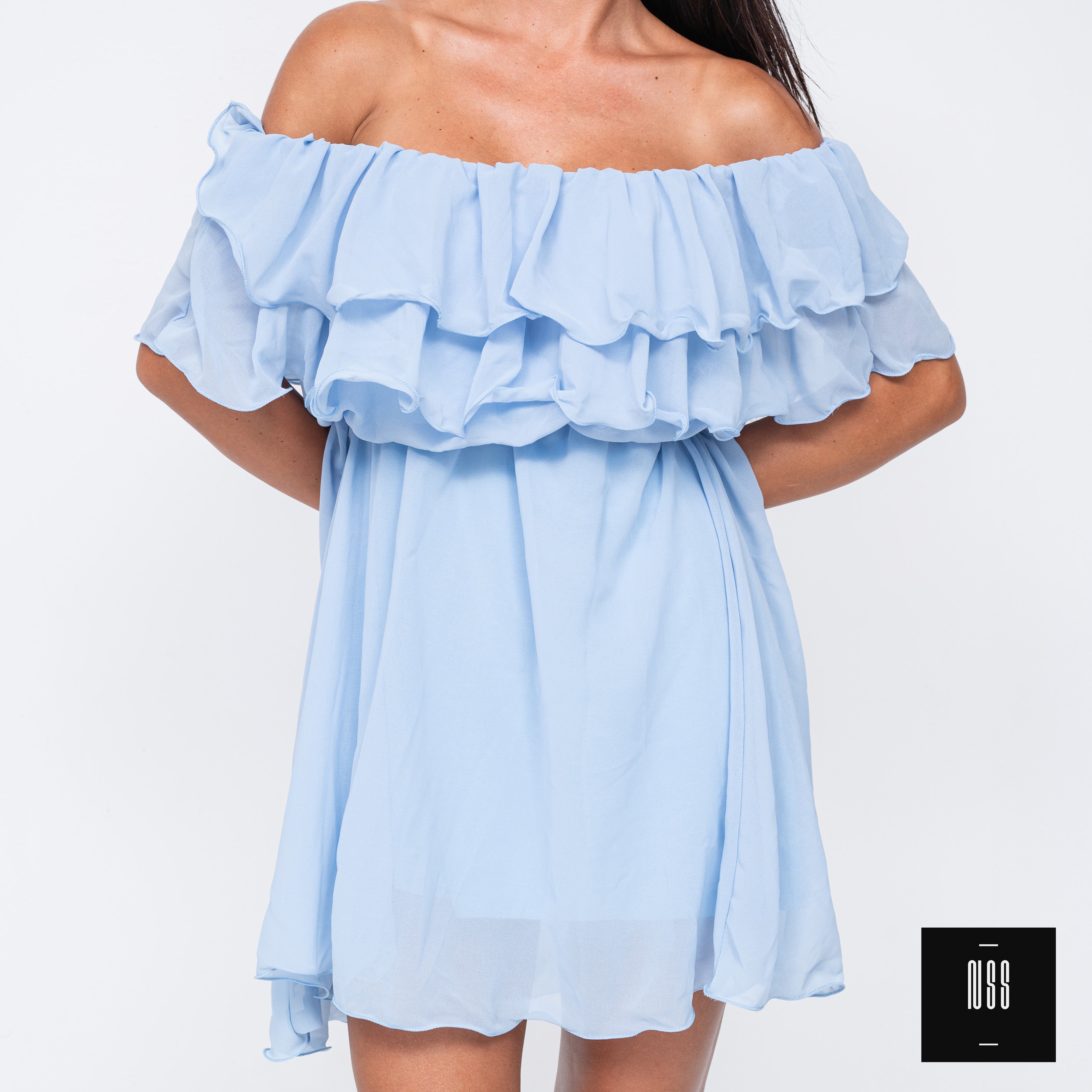 Рокля Тюл с подвижни презрамки