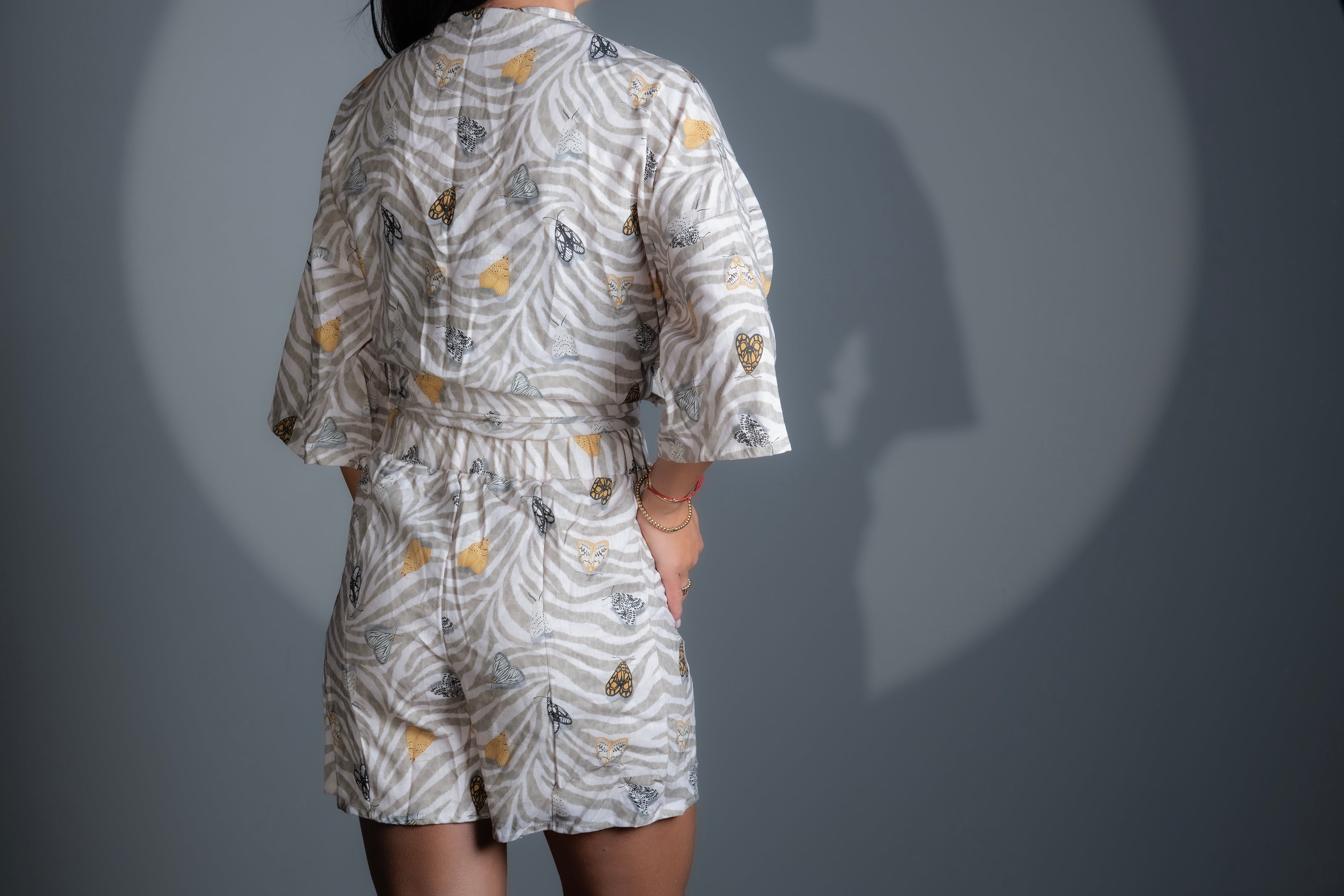 NSS Сет: Дълга риза и къси панталонки от Лен